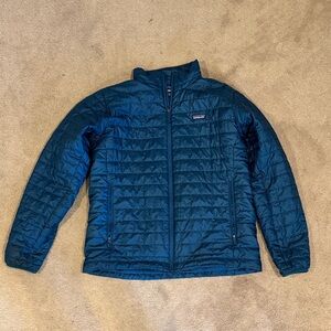 Patagonia Blue Quilted lightweight puffer Jacket XL